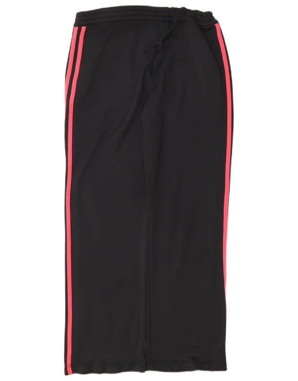 Женские спортивные брюки Adidas UK 12, средний черный полиэстер