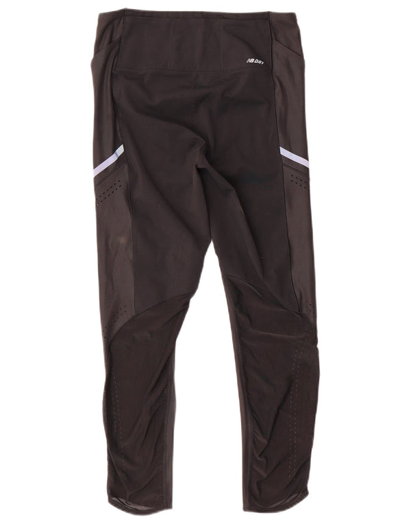 Женские леггинсы New Balance UK 12, средний черный полиэстер