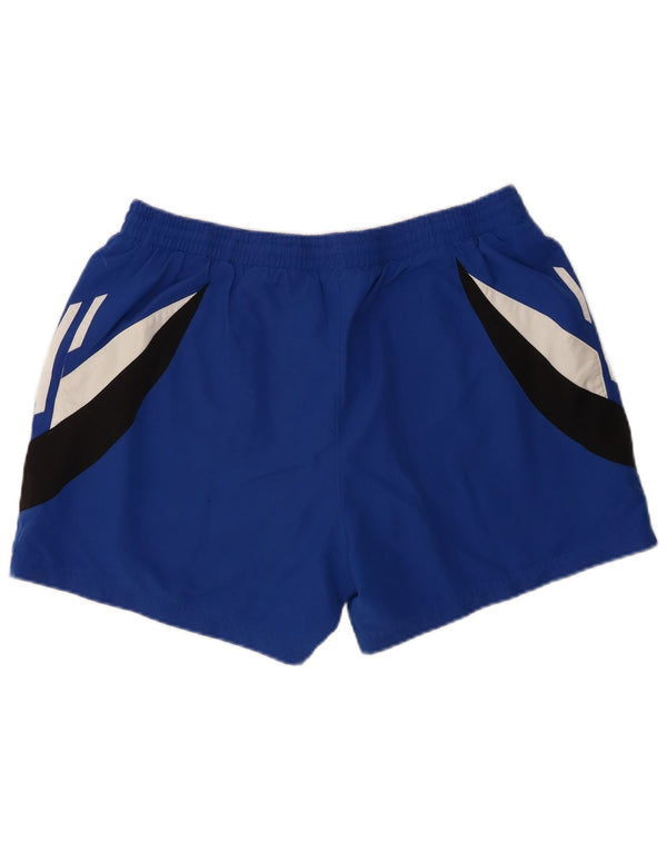 Adidas Mens Sport Shorts Large Blue Colourblock Polyester