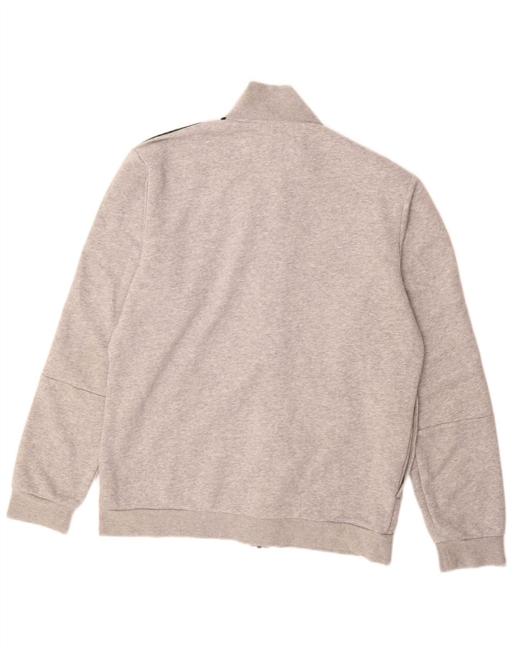 Мужская спортивная куртка ADIDAS UK 44/46, большой серый хлопок