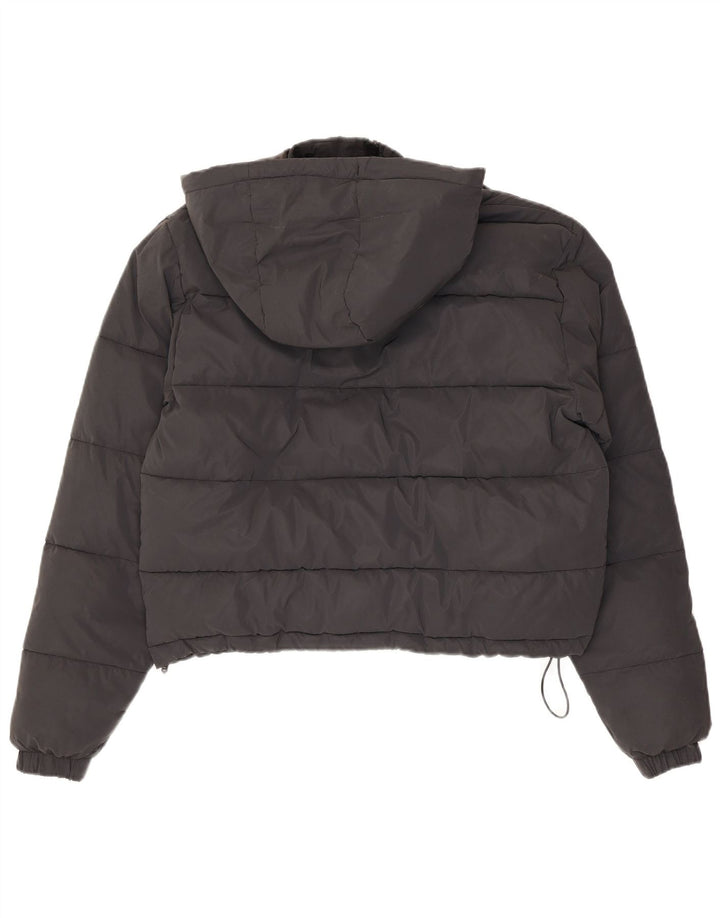 Женская утепленная куртка Ellesse с капюшоном UK 14, средний черный нейлон