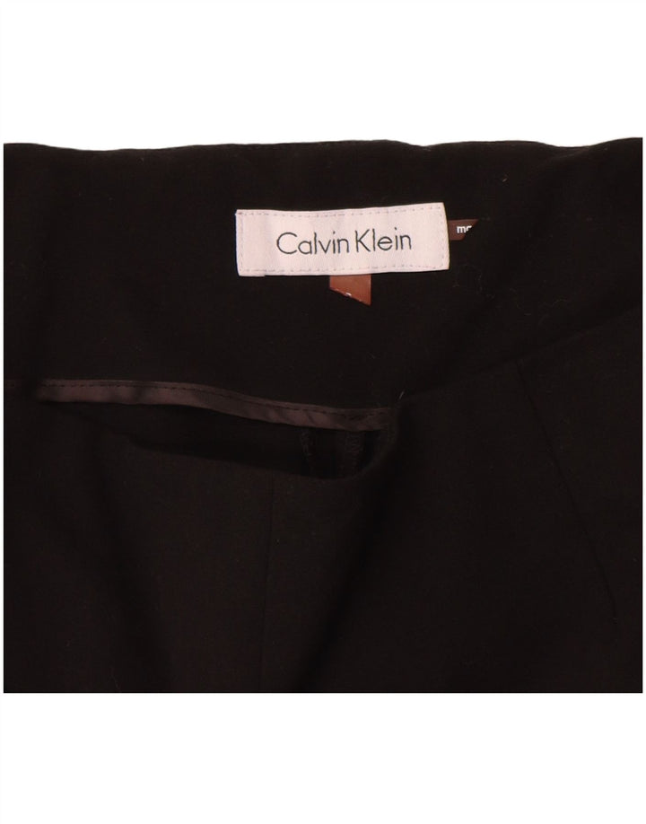 Женские узкие костюмные брюки Calvin Klein W28 L27, черный полиэстер