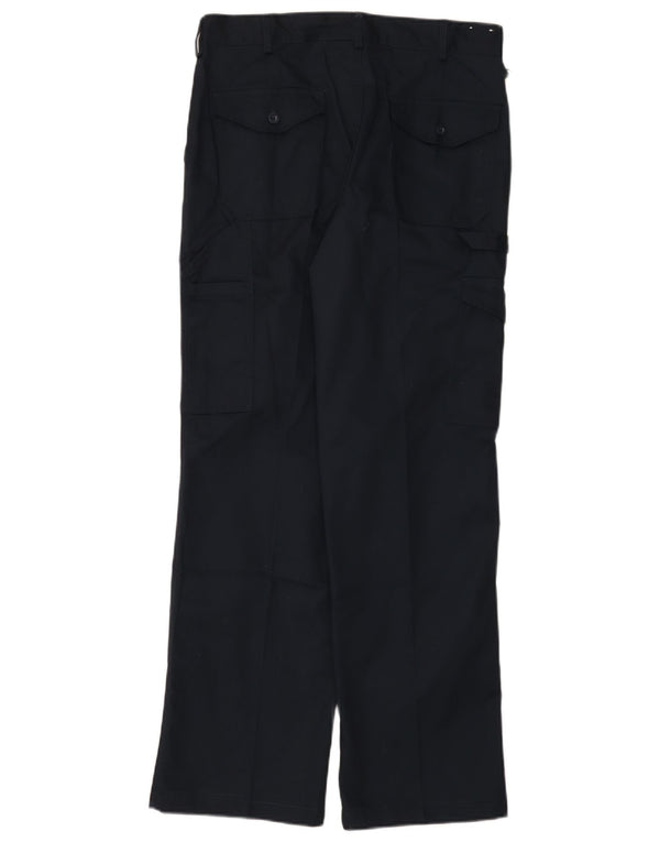 Мужские прямые брюки-карго Dickies W32 L30 темно-синие из полиэстера