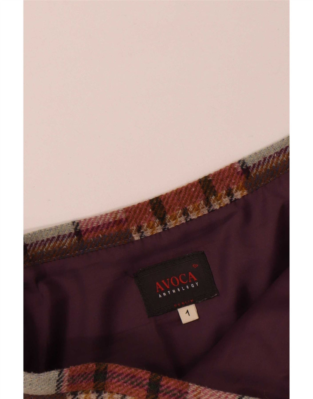 Avoca Женская мини-юбка Medium W30 Коричневая лоскутная шерсть