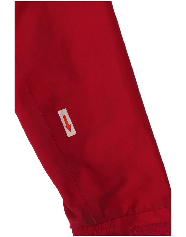 Helly Hansen Дождевик с капюшоном и графическим рисунком для девочек 11–12 лет, розовый полиэстер