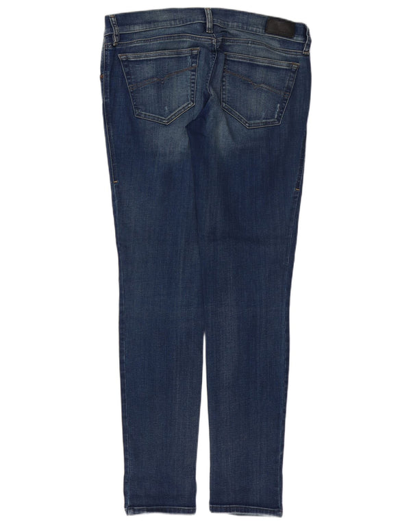 Женские супертонкие джинсы скинни Diesel Grupee с низкой талией W29 L30, синий хлопок