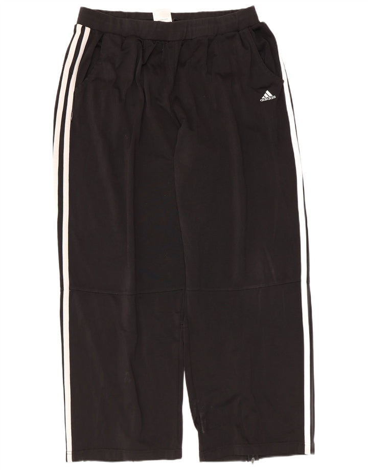 Мужские спортивные брюки Adidas XL черные из полиэстера