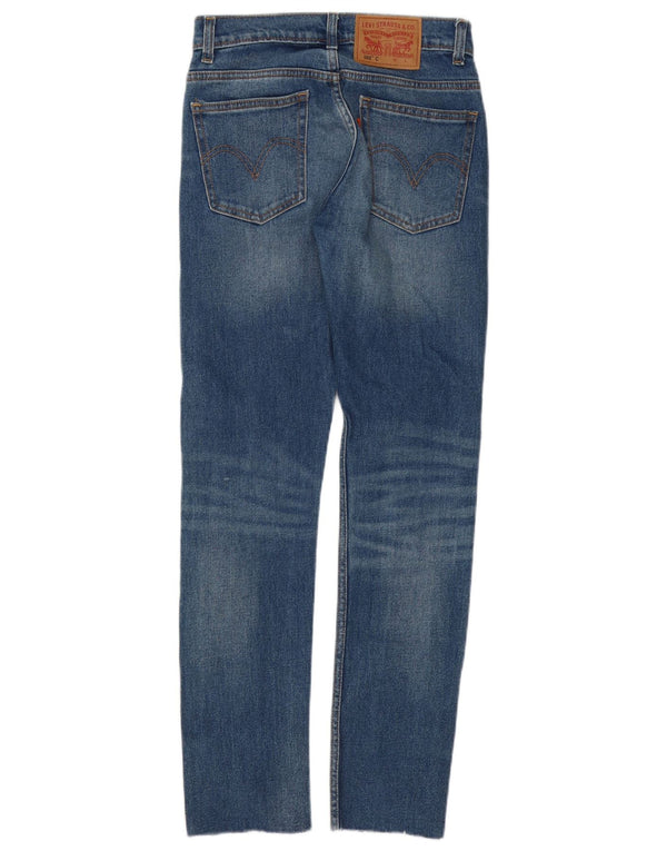 Женские прямые джинсы Levi's 505 W25 L30 синие, хлопок