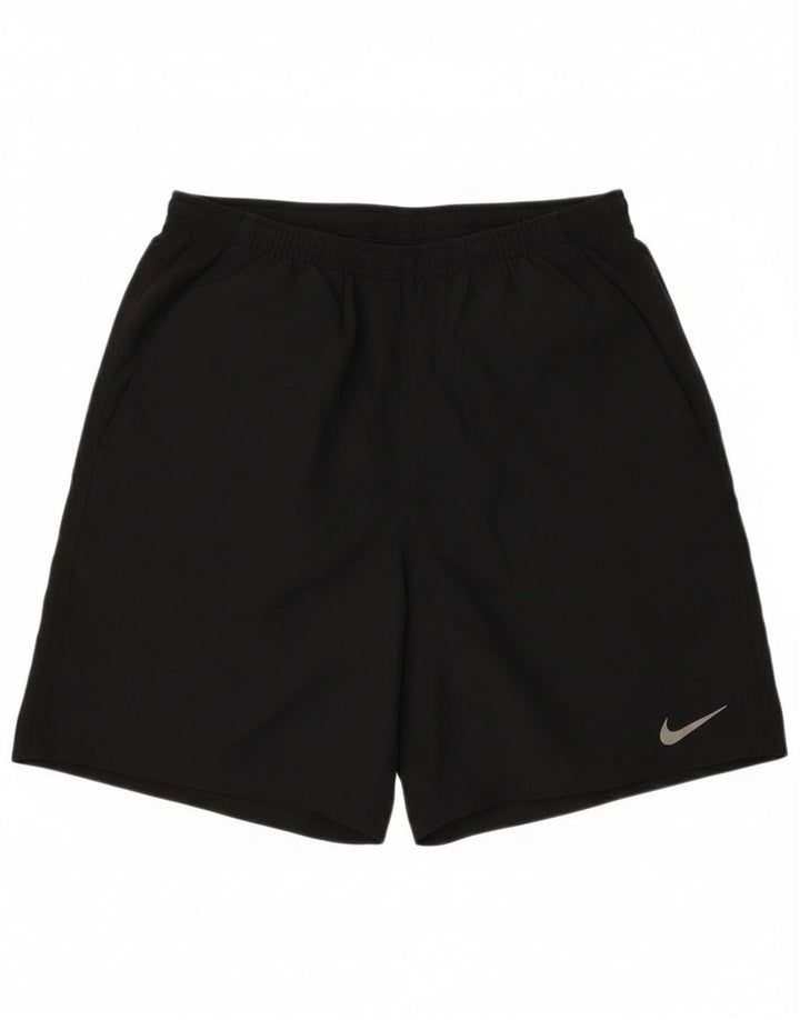 Мужские спортивные шорты Nike Dri Fit, маленькие черные, из полиэстера