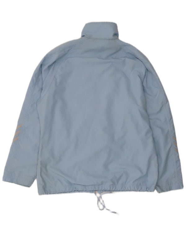 Женская спортивная куртка ADIDAS UK 14, большой синий полиэстер