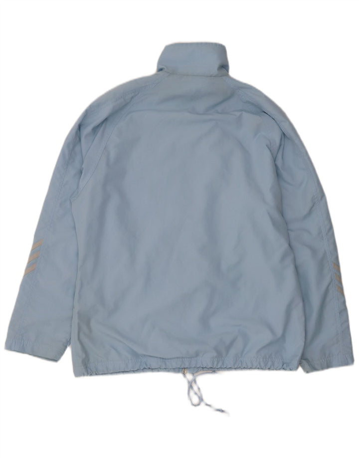 Женская спортивная куртка ADIDAS UK 14, большой синий полиэстер