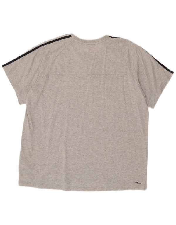 Мужская футболка Adidas Top 2XL Серый хлопок в крапинку