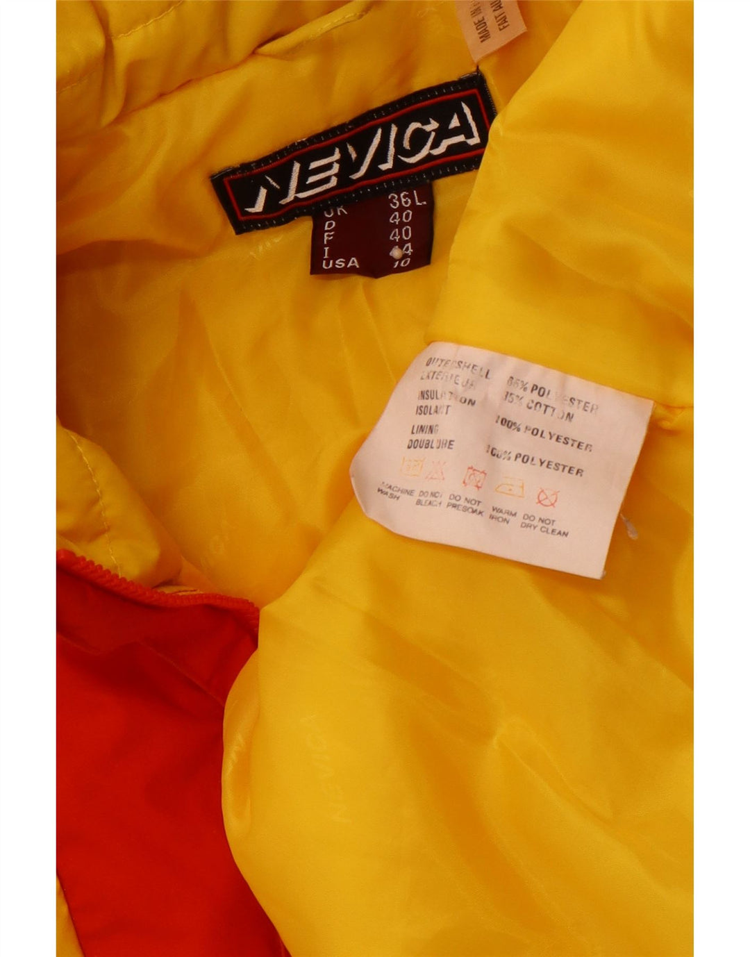 Мужская ветровка свободного кроя NEVICA, Великобритания, 36, маленькая, красная, с цветными блоками