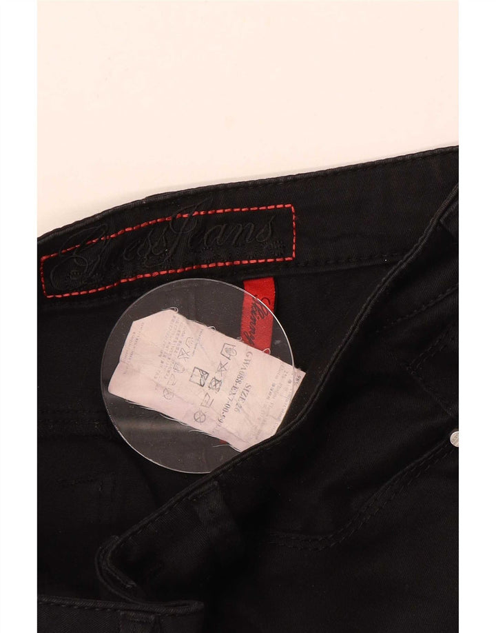 Женские узкие джинсы Guess W26 L33, черный хлопок