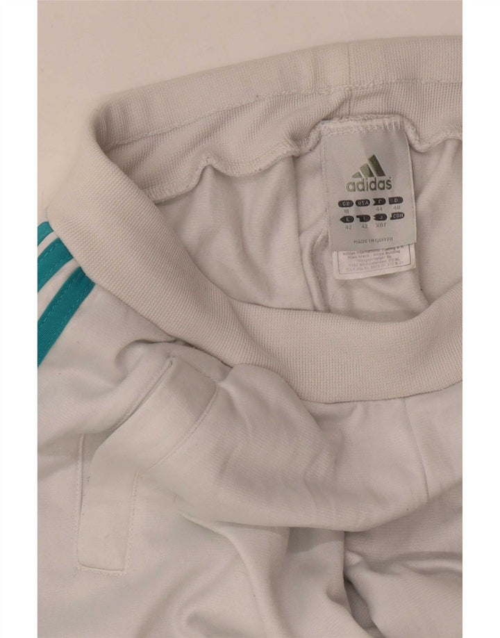 Женские спортивные брюки Adidas Joggers UK 16, большой белый полиэстер