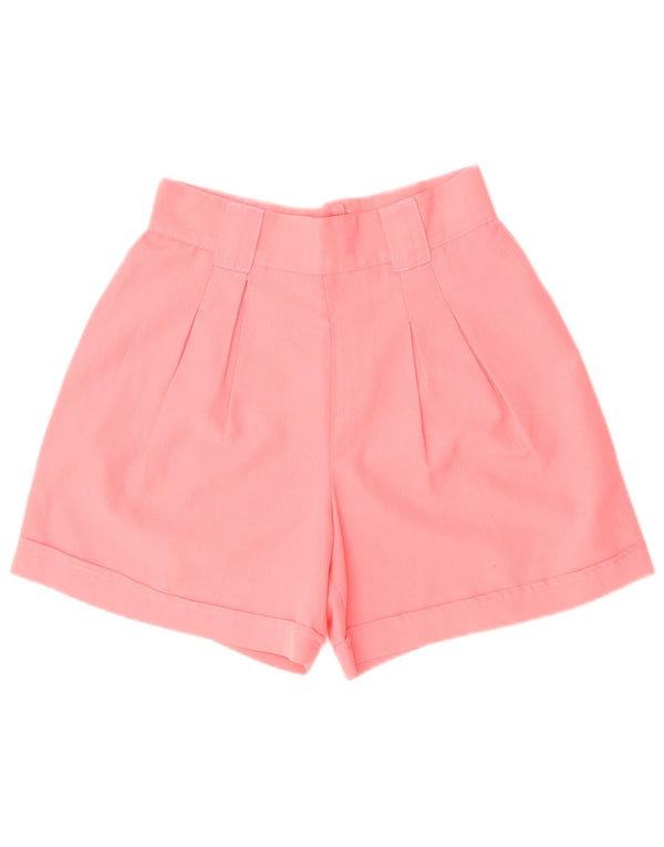 Wit Boy Womens High Waist Casual Shorts IT 44 Medium W28 Pink