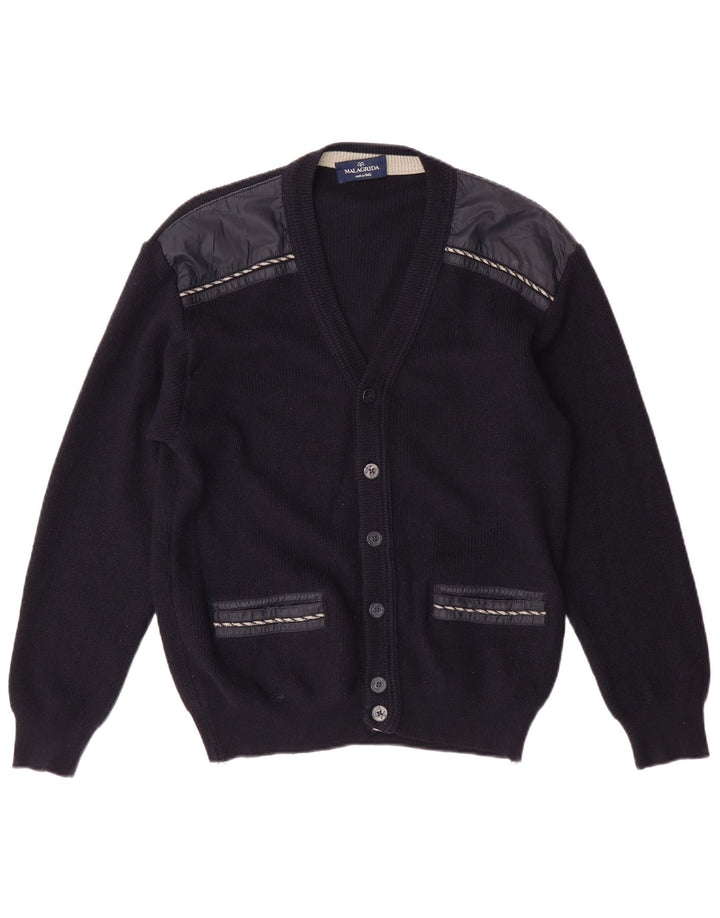 Женский кардиган-свитер Malagrida UK 14, средний темно-синий, шерсть