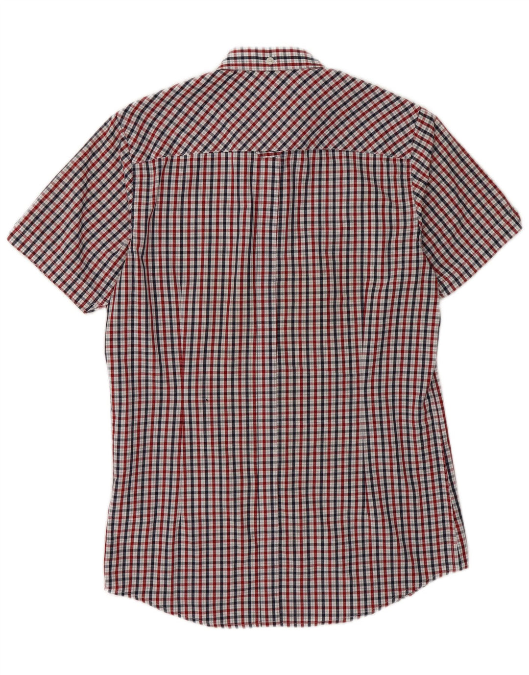 Мужская фирменная рубашка с коротким рукавом Ben Sherman, маленькая разноцветная клетка