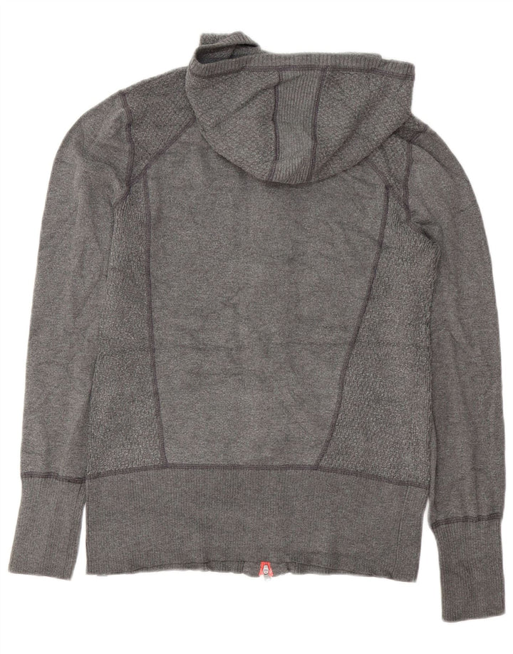 Женский свободный кардиган с капюшоном Eddie Bauer UK 10, маленький серый цвет