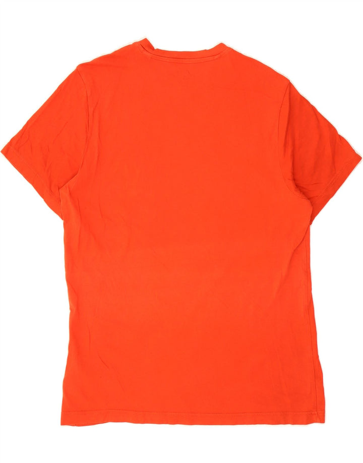 REEBOK Mens Graphic T-Shirt Top Medium Orange Cotton Vintage Reebok and Second-Hand Reebok from Messina Hembry 