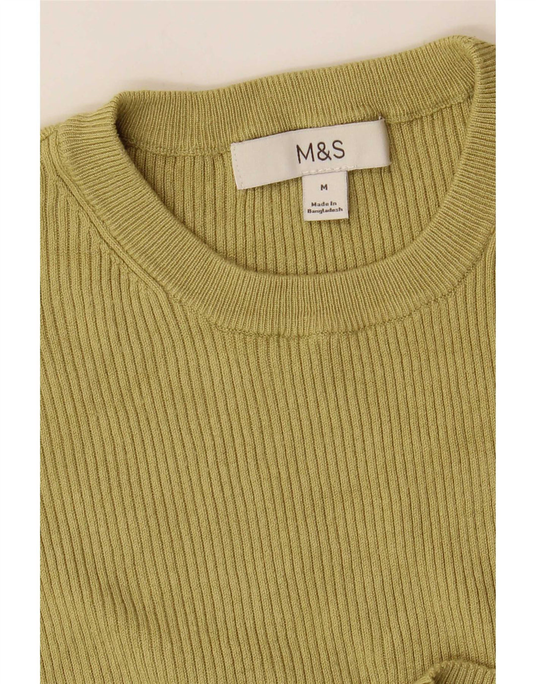 Женский топ с рукавом 3/4 Marks & Spencer UK 12, средний хаки