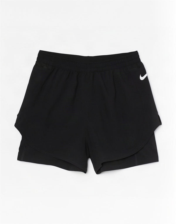 Женские спортивные шорты Nike Dri Fit UK 12, средний черный, полиэстер