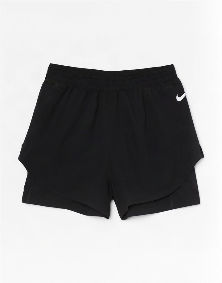 Женские спортивные шорты Nike Dri Fit UK 12, средний черный, полиэстер