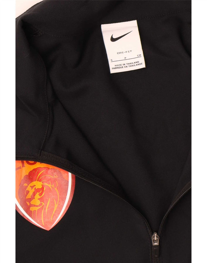Мужская спортивная куртка с графическим рисунком Nike Dri Fit, маленькая черная полиэстеровая куртка