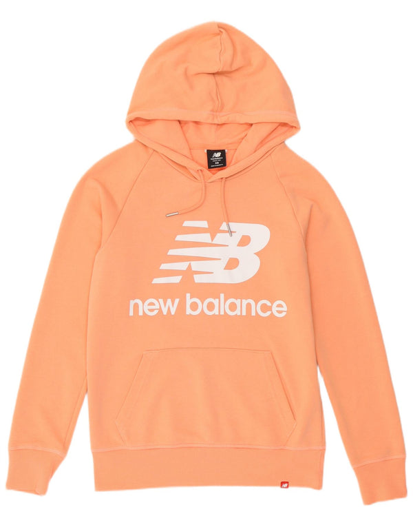 Женский джемпер с капюшоном New Balance UK 6 XS оранжевый