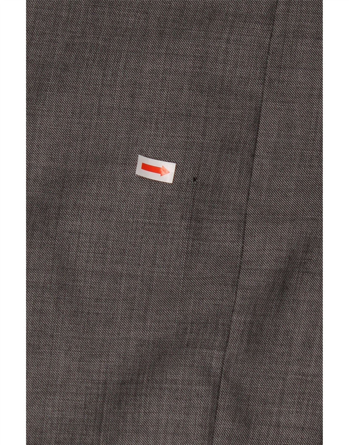 JAEGER Mens 2 Button Blazer Jacket UK 40 Large Grey Wool