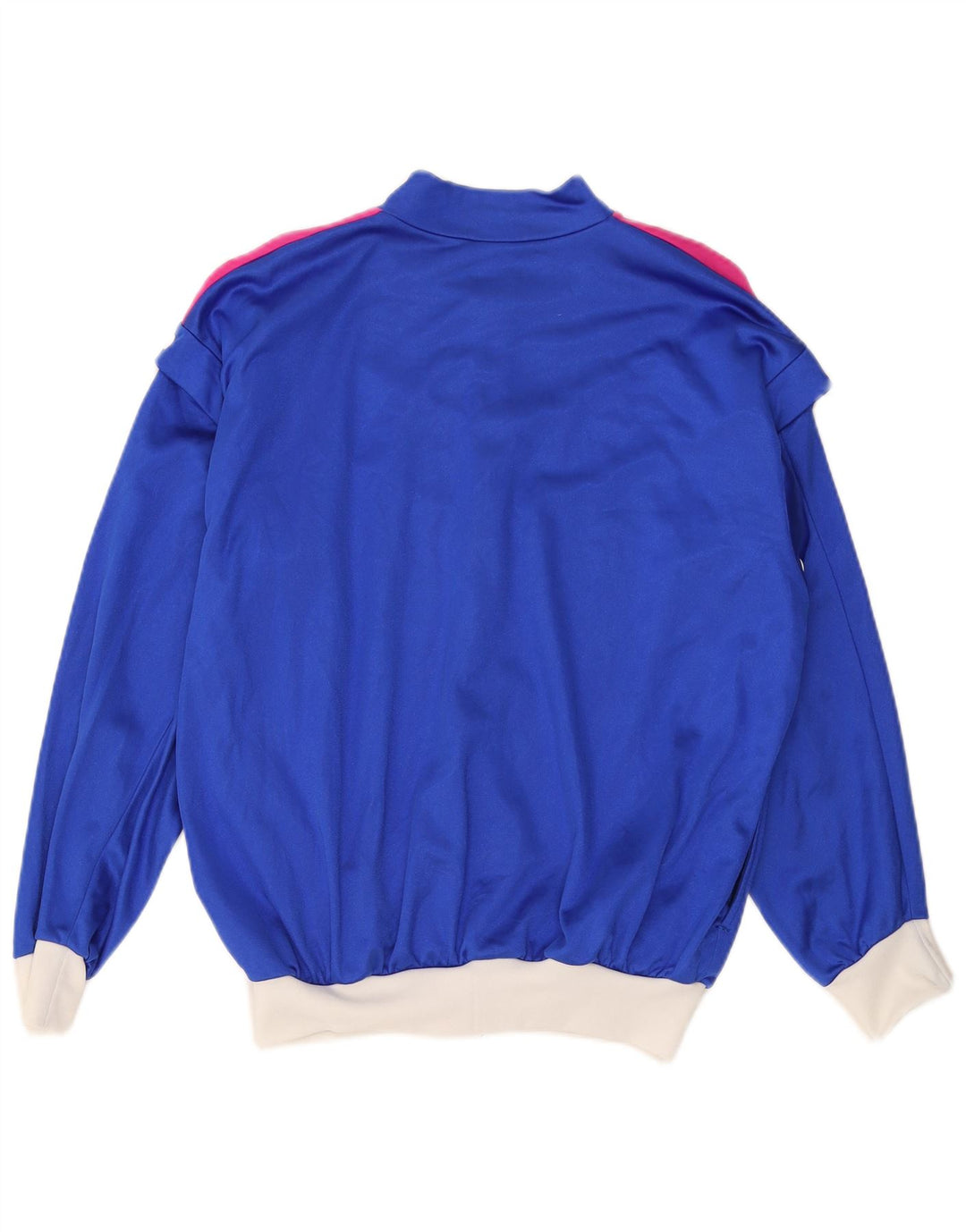 Женский спортивный костюм DANA, верхняя куртка UK 14, большой синий цвет с цветными блоками, 80-е годы