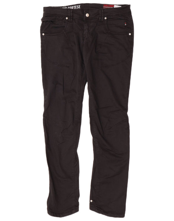 Женские суперузкие повседневные брюки Zu Elements W32 L31, черный хлопок