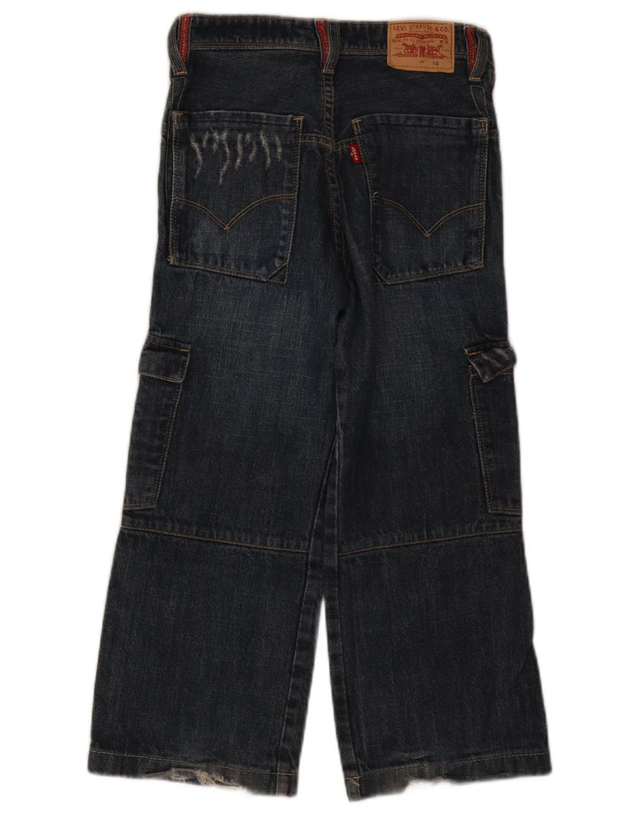 Levi's Широкие джинсы карго с потертостями для мальчиков 9–10 лет W24 L20 синие