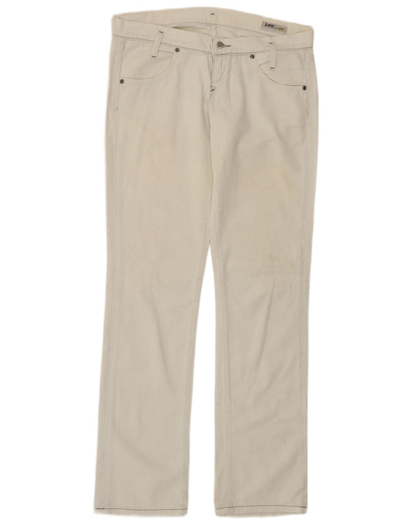 Женские джинсы Lee Lynn Slim W29 L33, белый хлопок