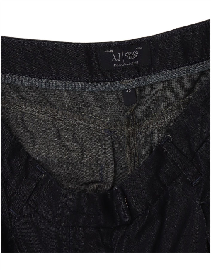 Женские прямые джинсы Armani IT 40 Small W30 L25 Темно-синие