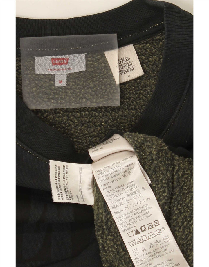 Женский укороченный свитшот Levi's Oversized UK 14, средний темно-синий