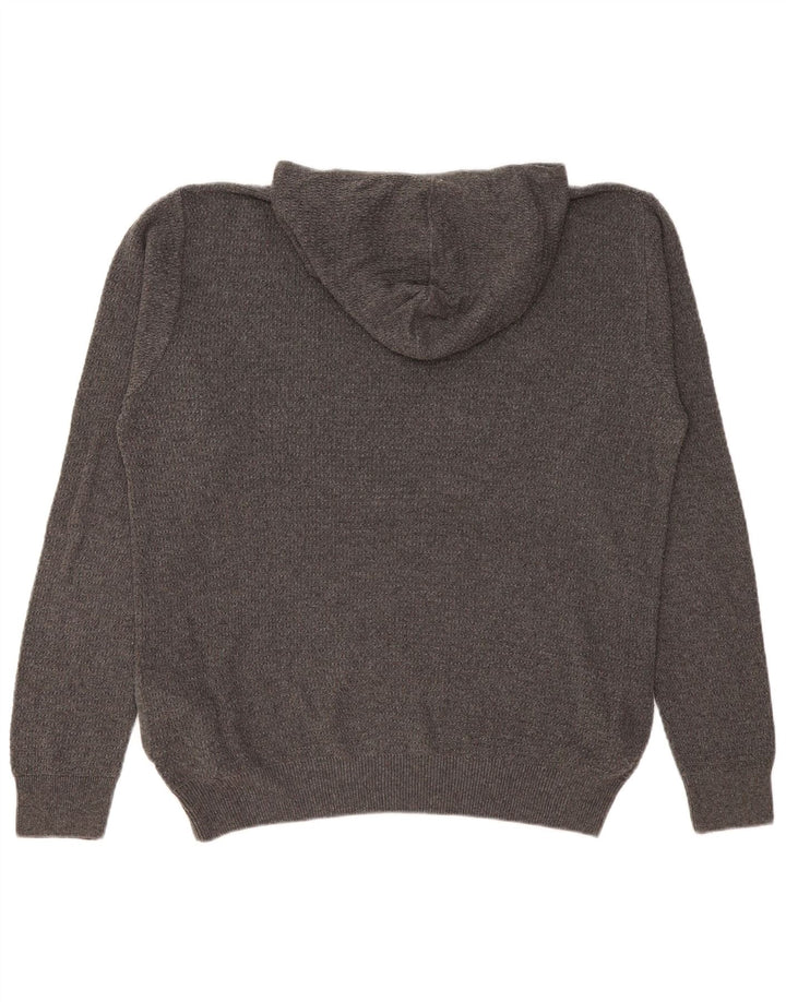 Мужской свитер с капюшоном Zara XL, серый