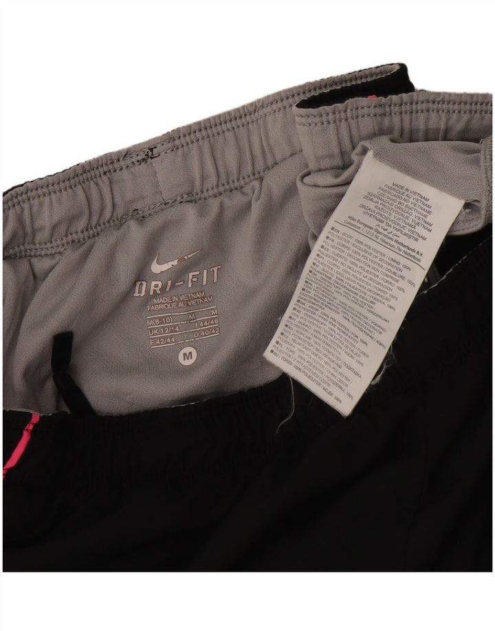Женские спортивные шорты Nike Dri Fit UK 12/14, средний черный полиэстер