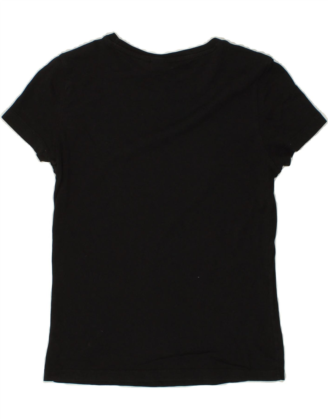 ADIDAS Womens Graphic T-Shirt Top UK 12 Medium  Black Vintage Adidas and Second-Hand Adidas from Messina Hembry 