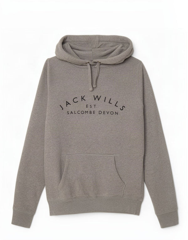 Женский джемпер большого размера с капюшоном Jack Wills UK 6 XS, серый хлопок