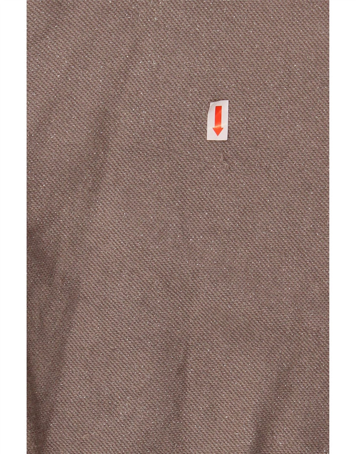 Женский свободный джемпер с вырезом «лодочка» ZARA UK 10, маленький серый цвет