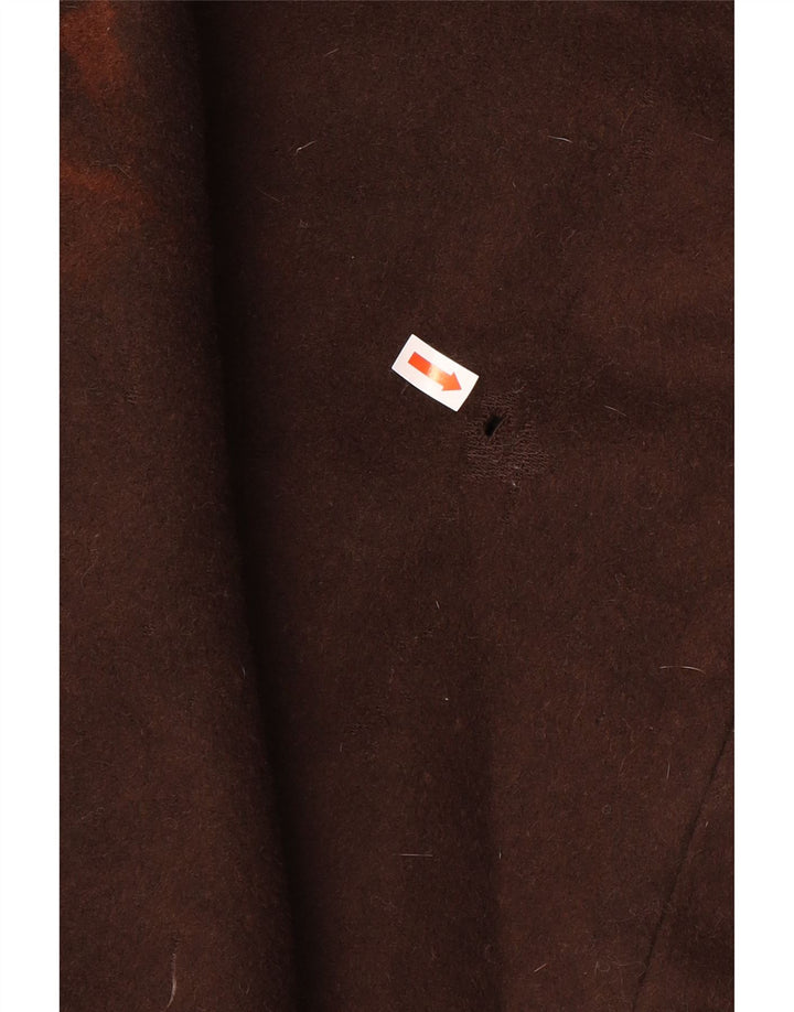 Женское пальто оверсайз Calvin Klein US 14 XL, коричневая шерсть