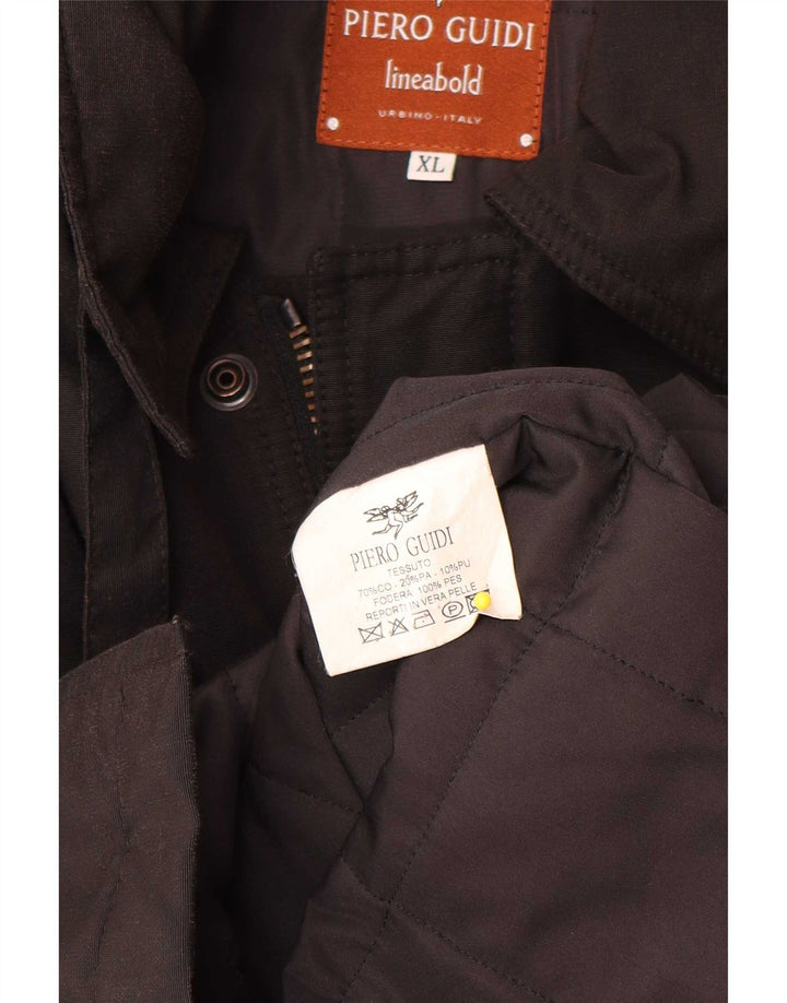 Мужская куртка Piero Guidi UK 42 XL, черный хлопок