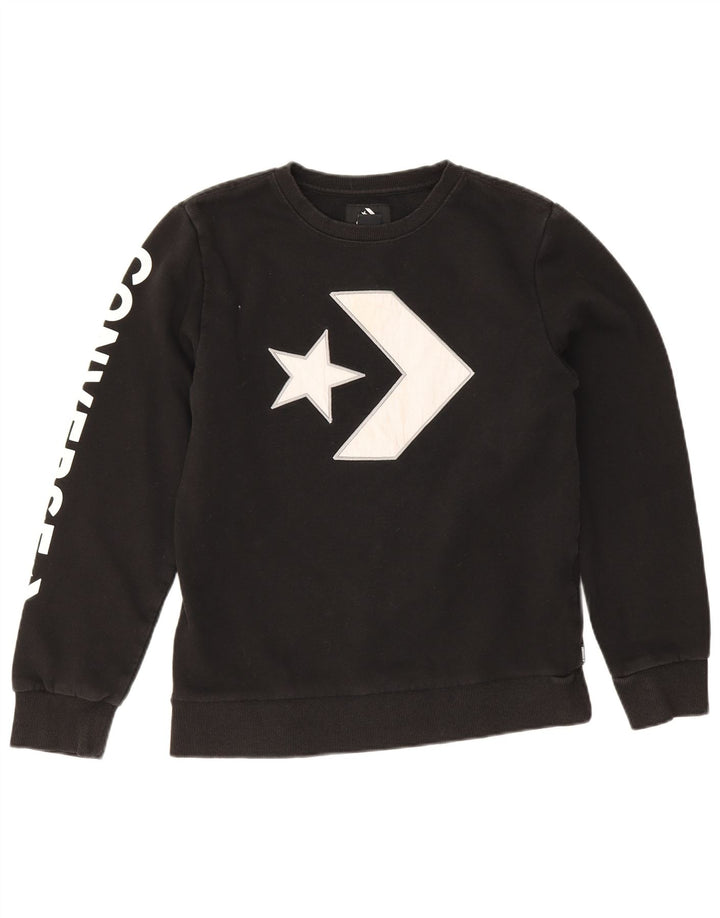 Джемпер с рисунком Converse Boys 13-14 лет, XL, черный