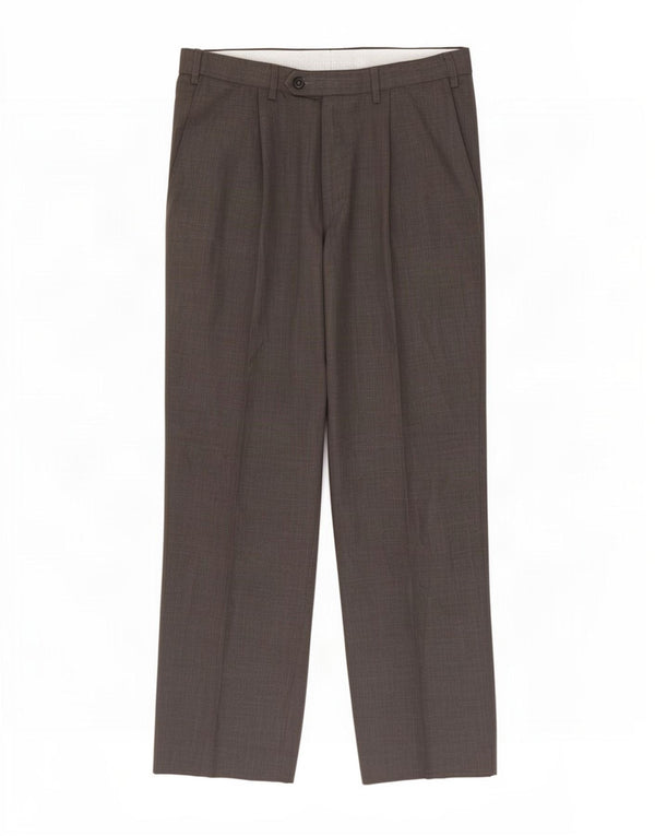 Мужские костюмные брюки Marks & Spencer W32 L29 серые из полиэстера
