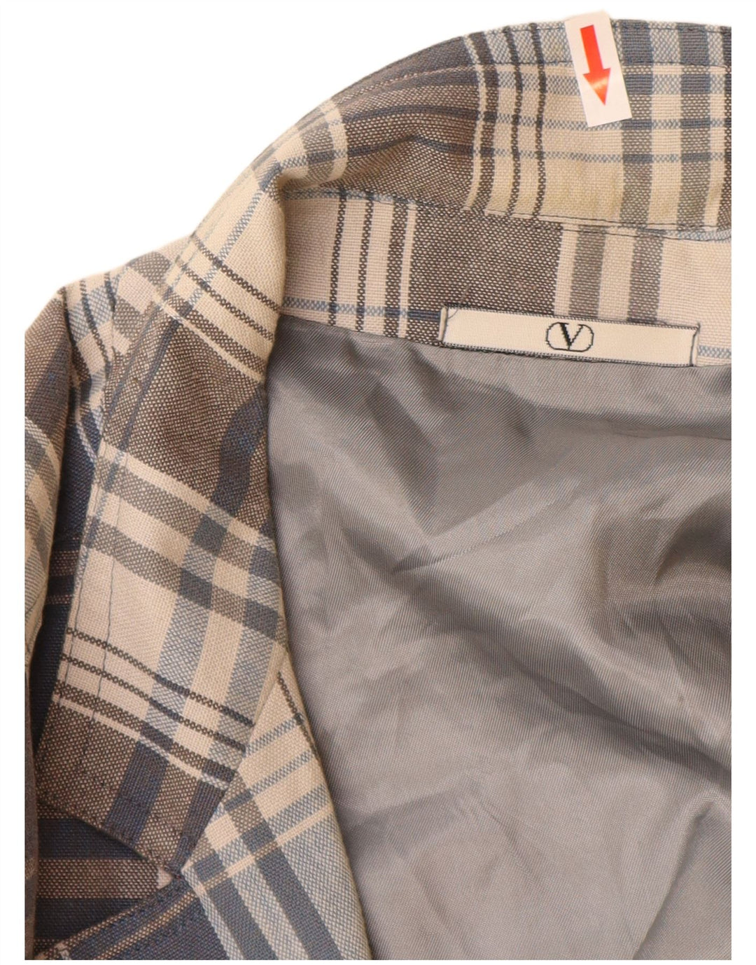 Мужской пиджак на двух пуговицах Valentino UK 40, большой серый