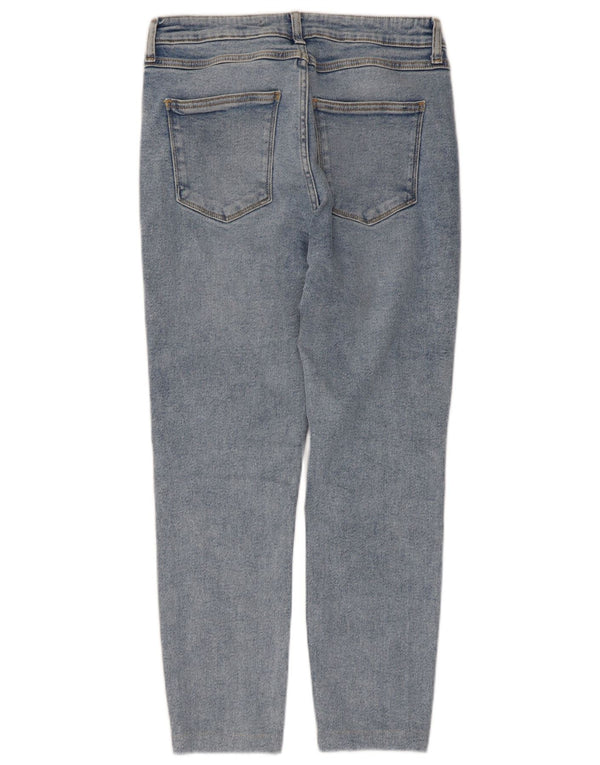 Женские укороченные джинсы Zara EU 42, большие W32 L24, синие