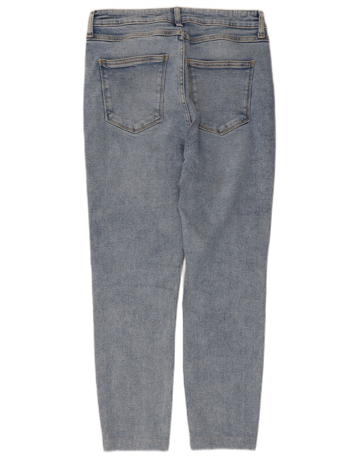 Женские укороченные джинсы Zara EU 42, большие W32 L24, синие