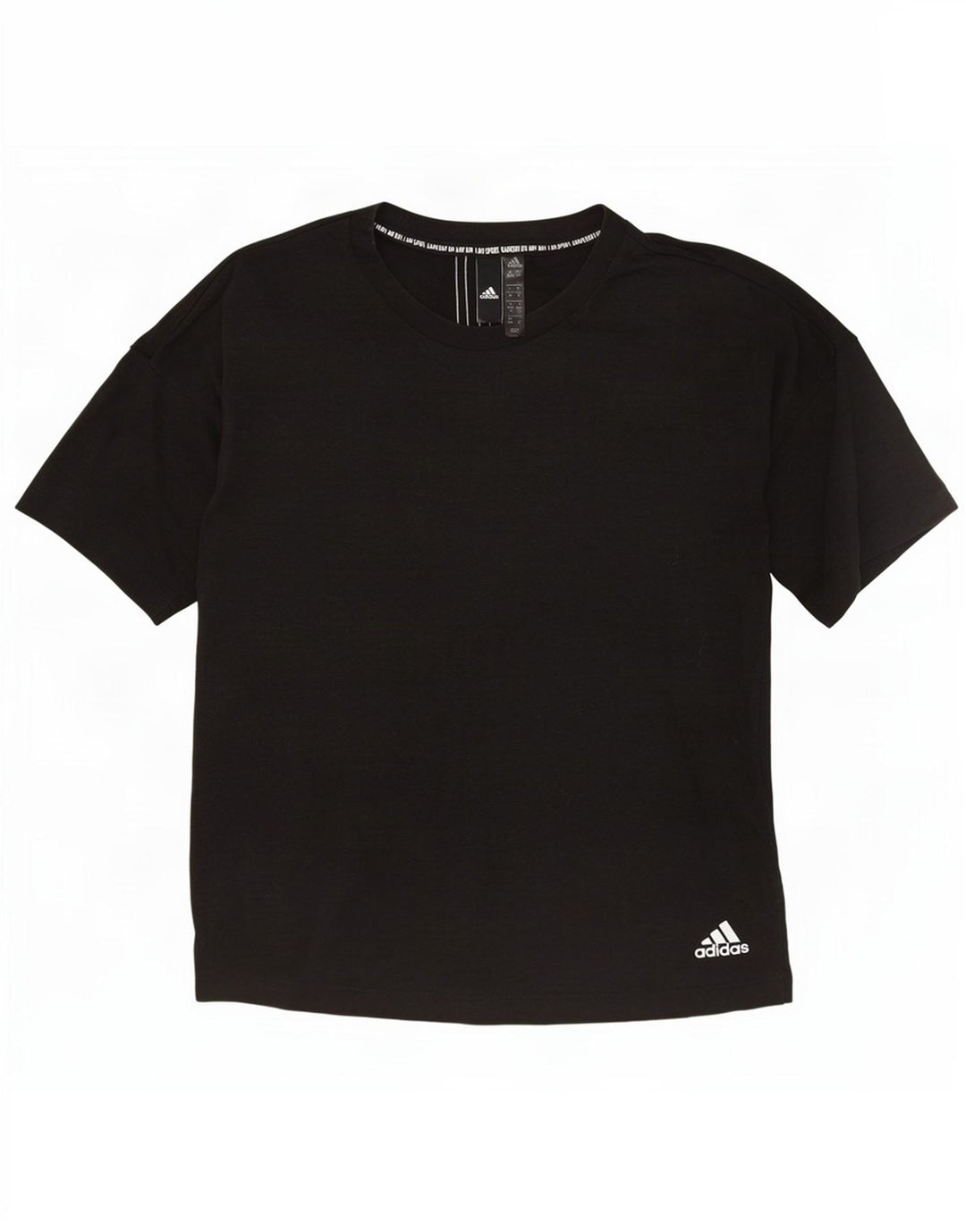 Женская футболка оверсайз Adidas Top UK 4/6 XS Серый полиэстер