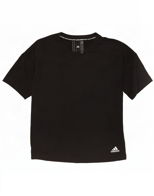 Женская футболка оверсайз Adidas Top UK 4/6 XS Серый полиэстер